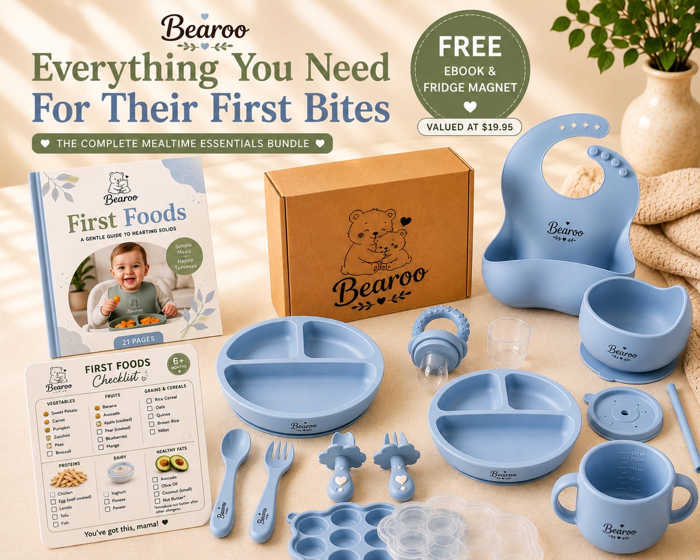 BEAROO Complete Mealtime Essentials Bundle